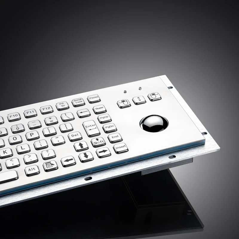 D-8606G Panel Mount Stainless Steel Keyboard