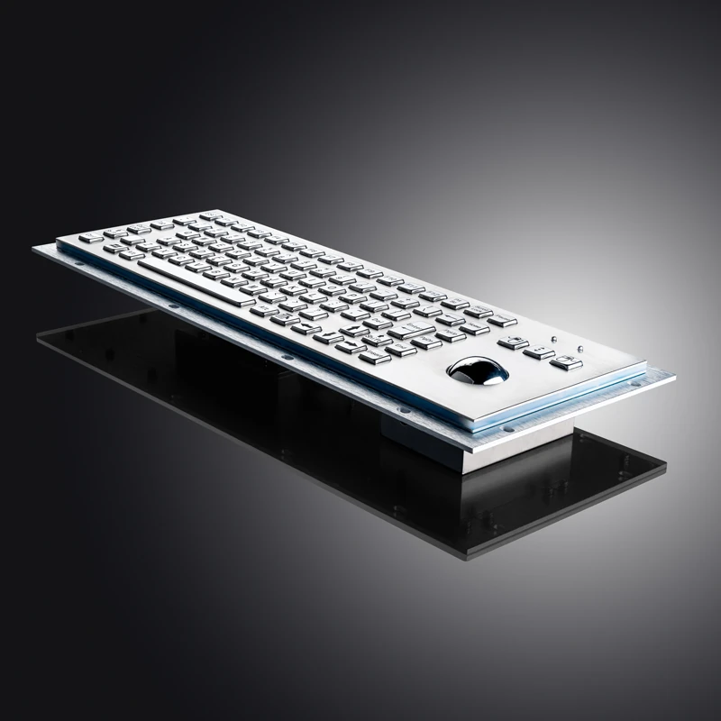 D-8606G Panel Mount Stainless Steel Keyboard