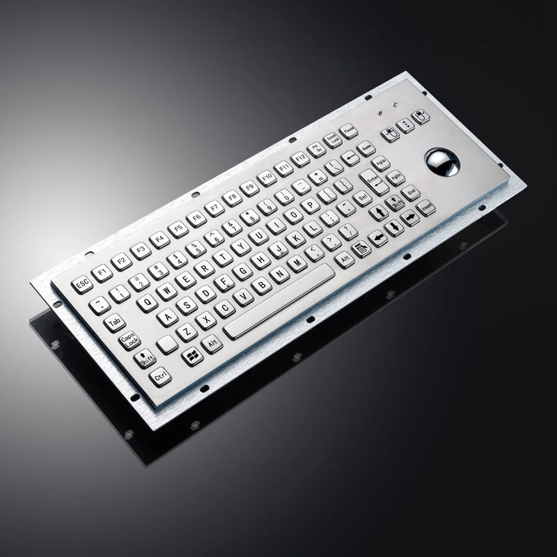 D-8606G Panel Mount Stainless Steel Keyboard