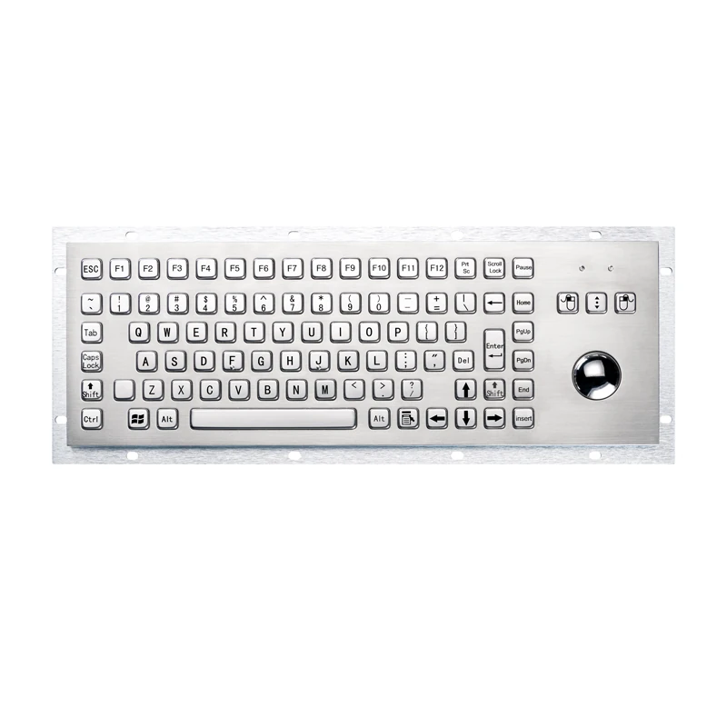 D-8606G Panel Mount Stainless Steel Keyboard