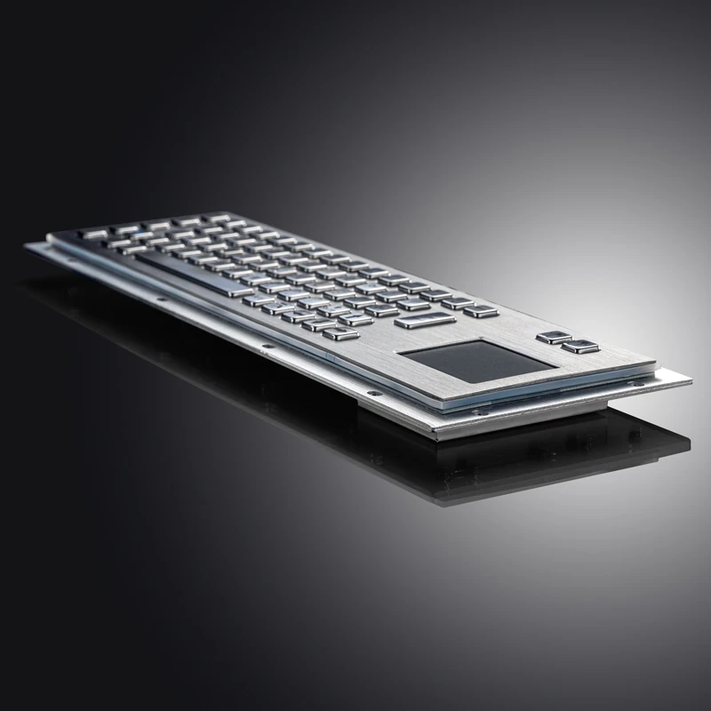 D-8607 Panel Mount Stainless Steel Keyboard