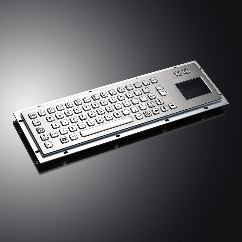 D-8607 Panel Mount Stainless Steel Keyboard