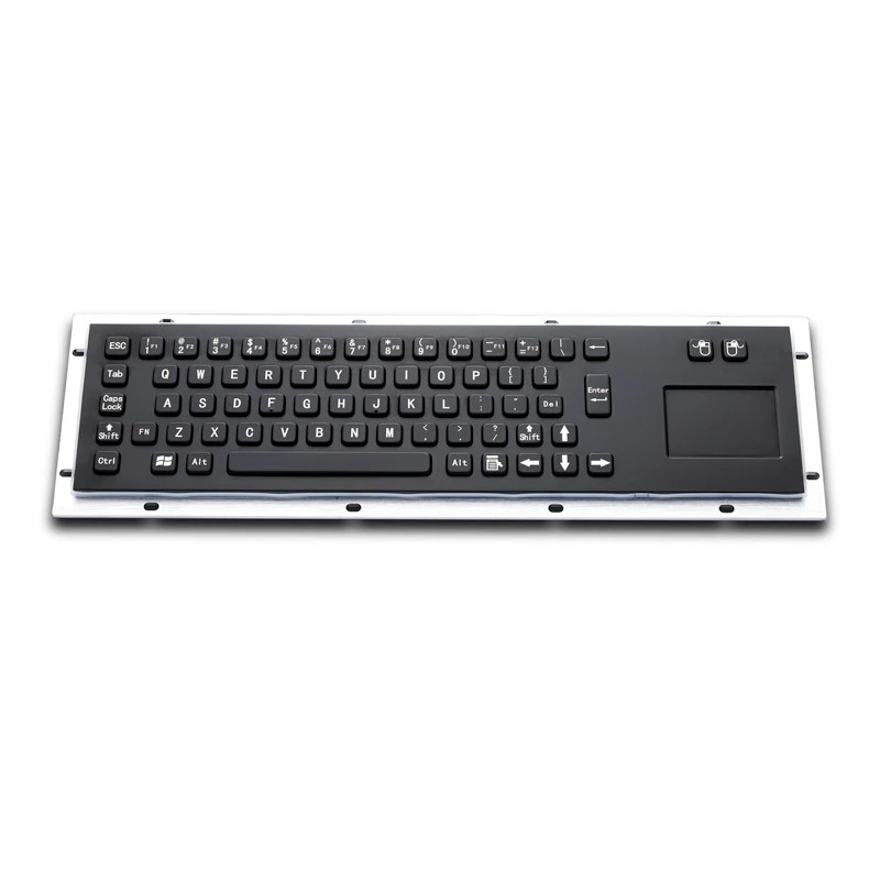 D-8607B Panel Mount Stainless Steel Keyboard
