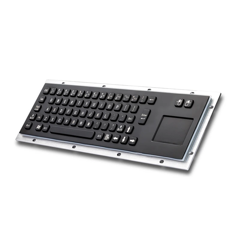 D-8607B Panel Mount Stainless Steel Keyboard