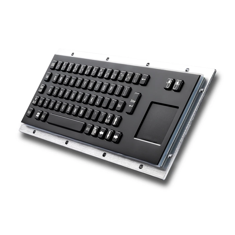D-8607B Panel Mount Stainless Steel Keyboard