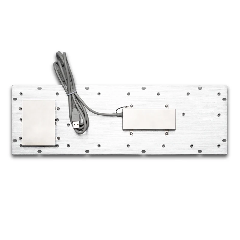 D-8607B Panel Mount Stainless Steel Keyboard