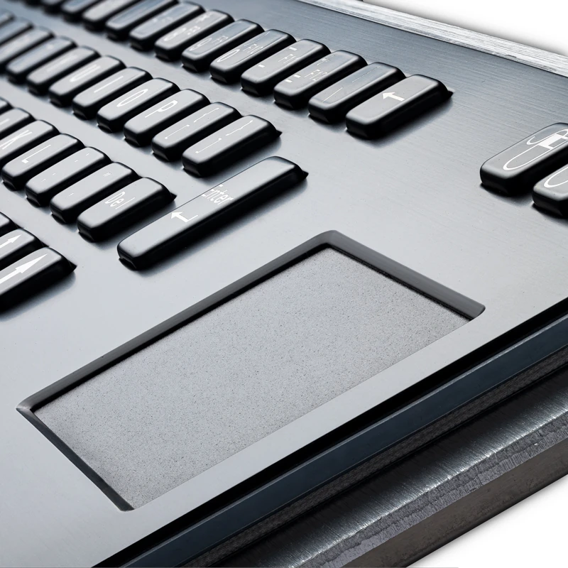 D-8607B Panel Mount Stainless Steel Keyboard