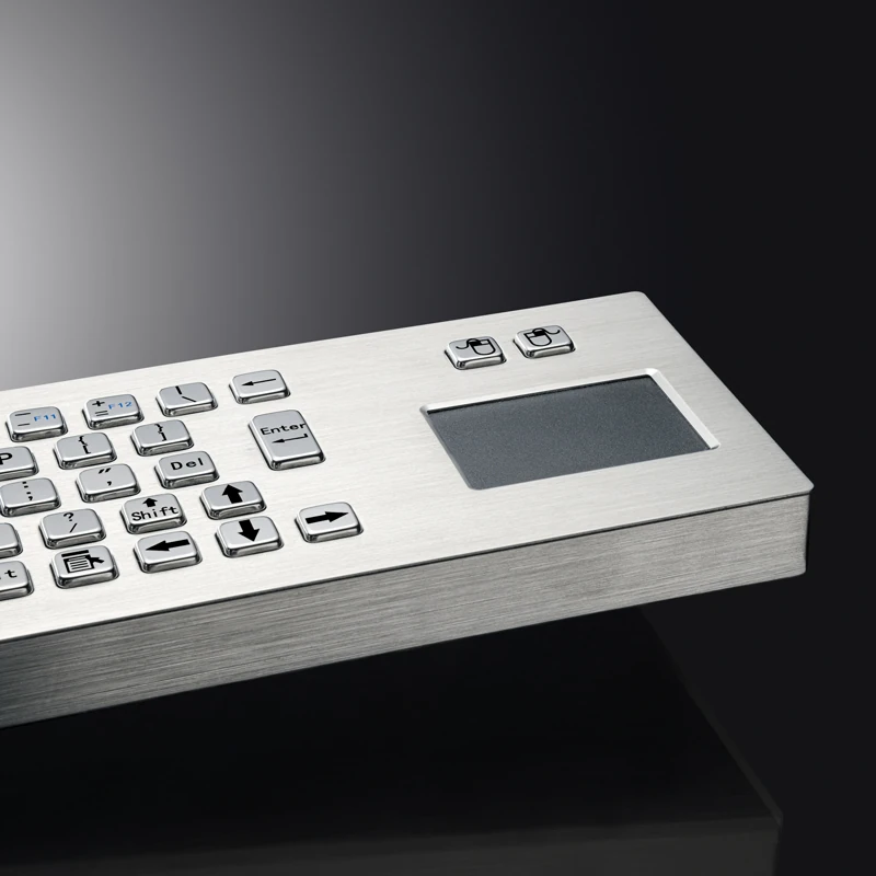 D-8608 DESK Panel Mount Stainless Steel Keyboard