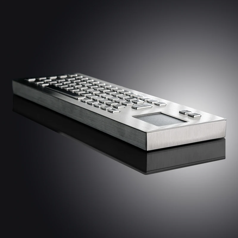 D-8608 DESK Panel Mount Stainless Steel Keyboard