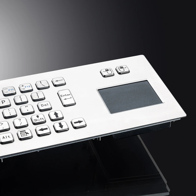 D-8608 Panel Mount Stainless Steel Keyboard