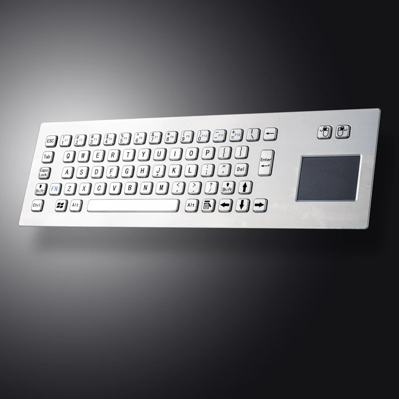 D-8608 Panel Mount Stainless Steel Keyboard