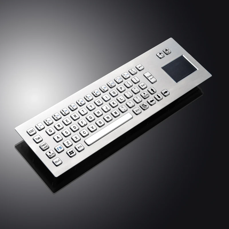 D-8608 Panel Mount Stainless Steel Keyboard