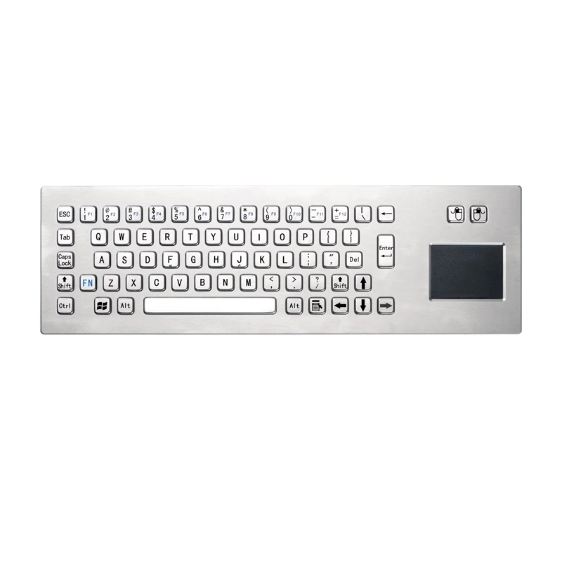 D-8608 Panel Mount Stainless Steel Keyboard