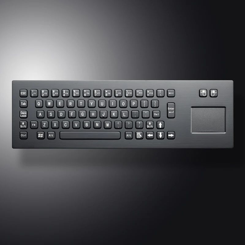 D-8608B Panel Mount Stainless Steel Keyboard