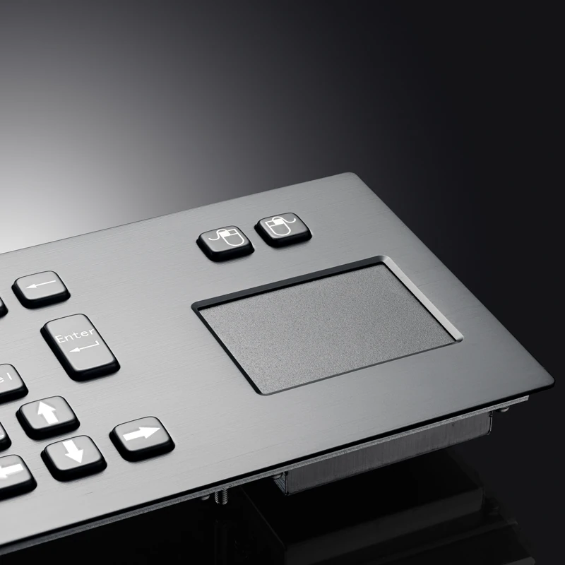 D-8608B Panel Mount Stainless Steel Keyboard
