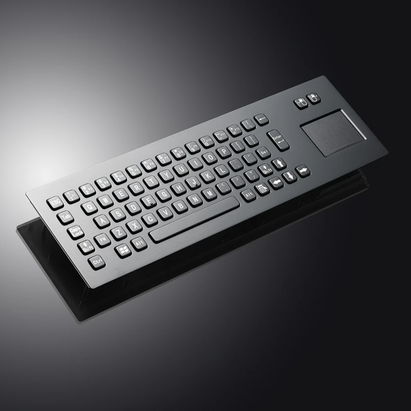 D-8608B Panel Mount Stainless Steel Keyboard