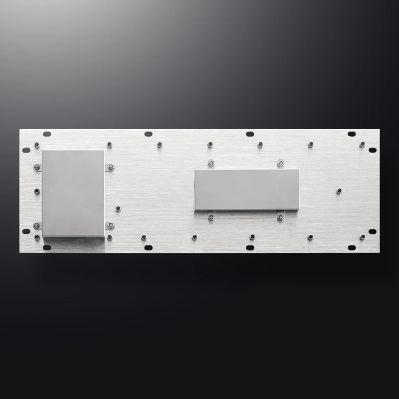 D-8635G-B Panel Mount Stainless Steel Keyboard
