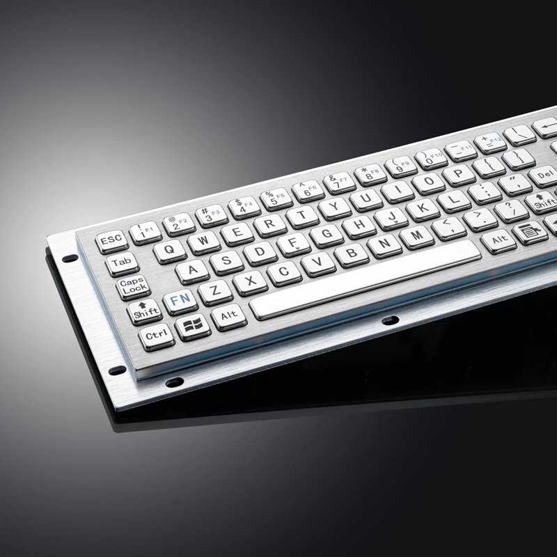 D-8635G Panel Mount Stainless Steel Keyboard