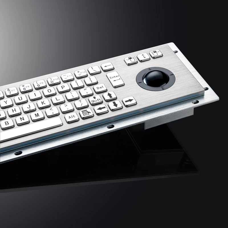 D-8635G Panel Mount Stainless Steel Keyboard