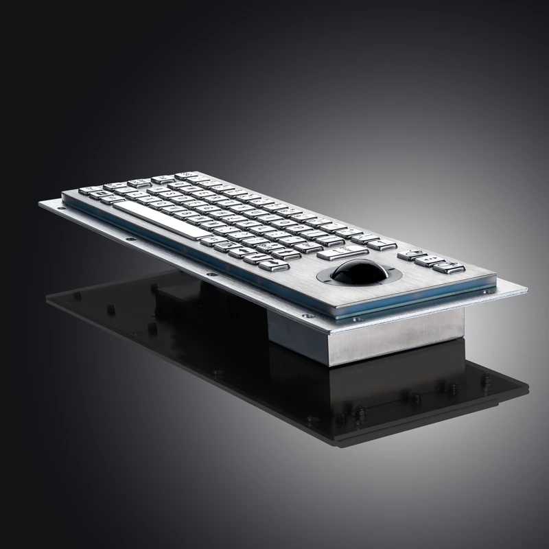 D-8635G Panel Mount Stainless Steel Keyboard