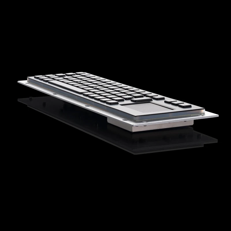 D-8635T-B Panel Mount Stainless Steel Keyboard