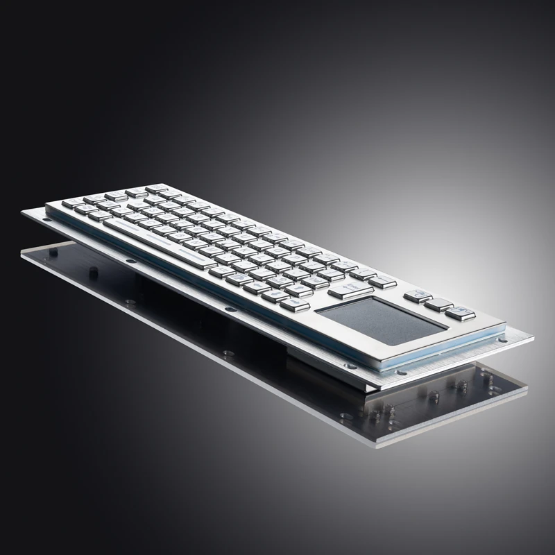 D-8635T Backlight Panel Mount Stainless Steel Keyboard