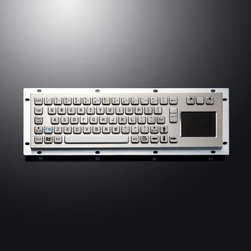 D-8635T Panel Mount Stainless Steel Keyboard