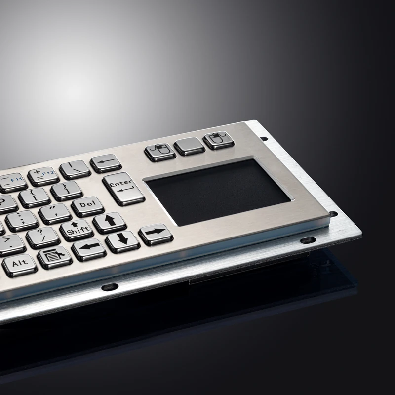 D-8635T Panel Mount Stainless Steel Keyboard