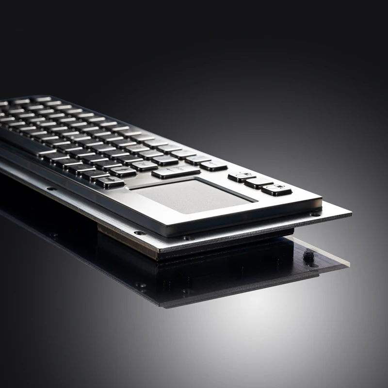 D-8635T Panel Mount Stainless Steel Keyboard