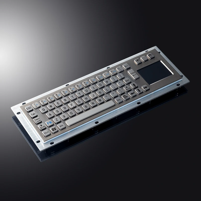 D-8635T Panel Mount Stainless Steel Keyboard