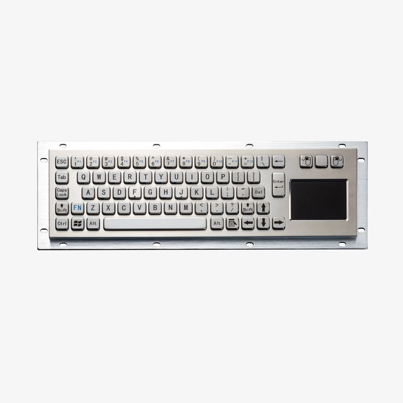 D-8635T Panel Mount Stainless Steel Keyboard