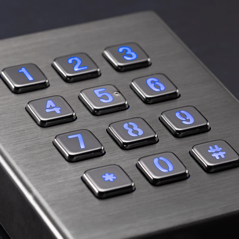 D-87150 Panel Mount Stainless Steel Keypad