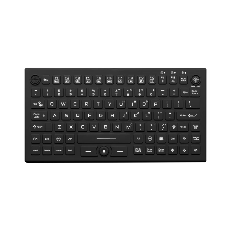 D-87C Panel Mount Silicone Keyboard