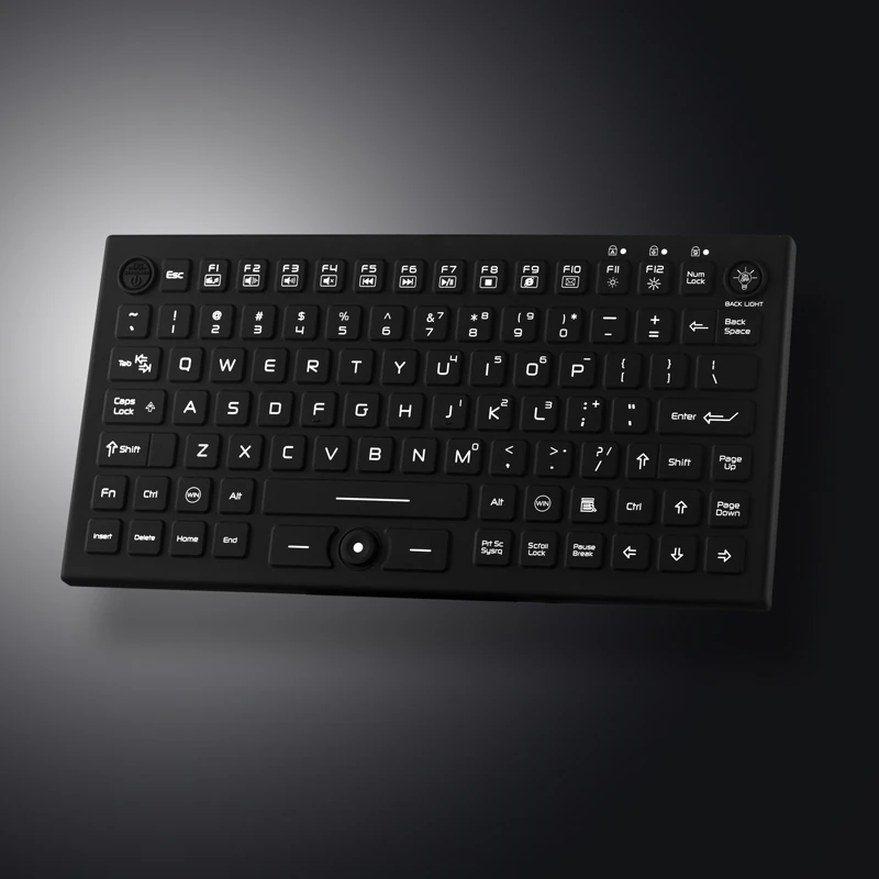 D-87C Panel Mount Silicone Keyboard