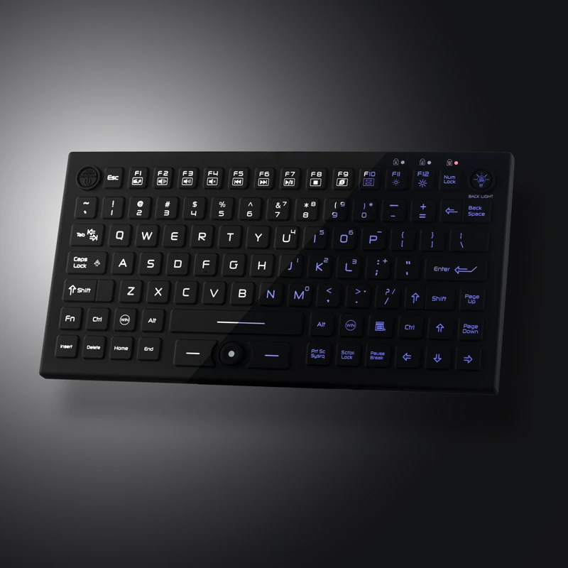 D-87C Panel Mount Silicone Keyboard