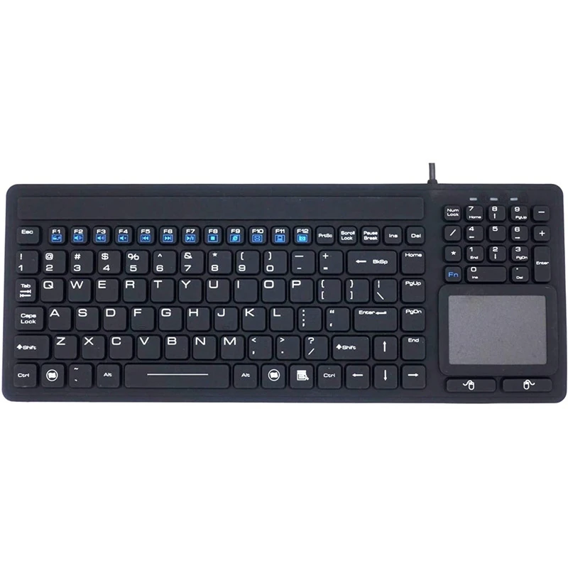 D-87P Panel Mount Silicone Keyboard