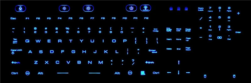 D-87Q Panel Mount Silicone Keyboard