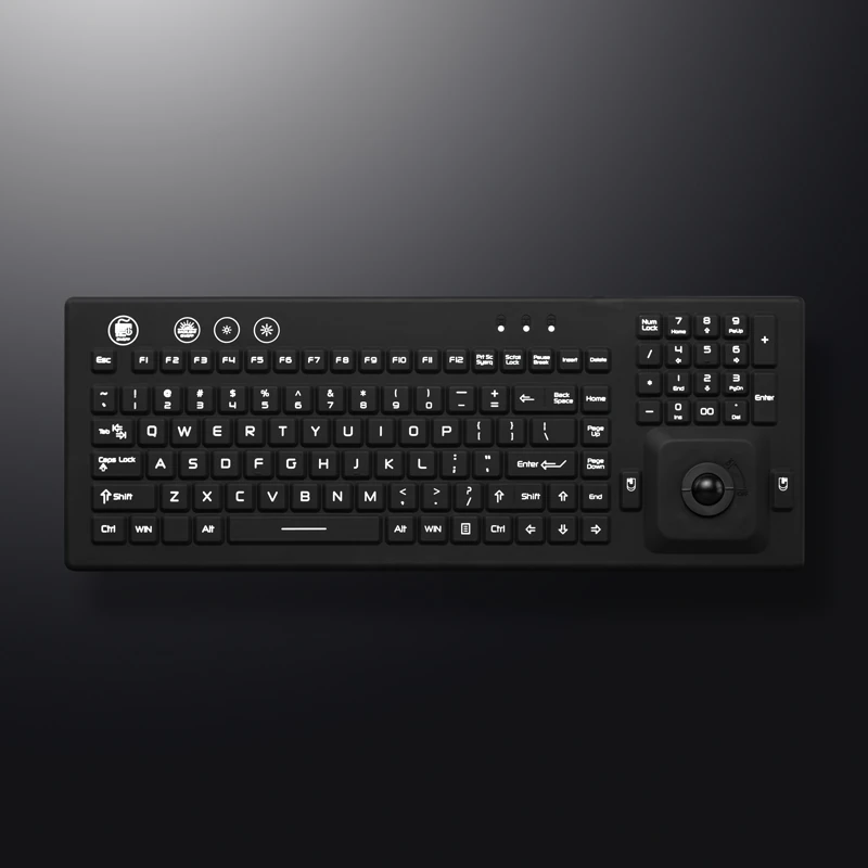 D-87S Panel Mount Silicone Keyboard
