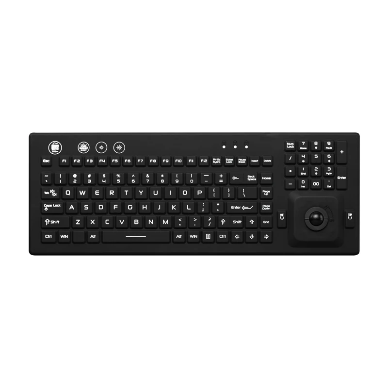 D-87S Panel Mount Silicone Keyboard