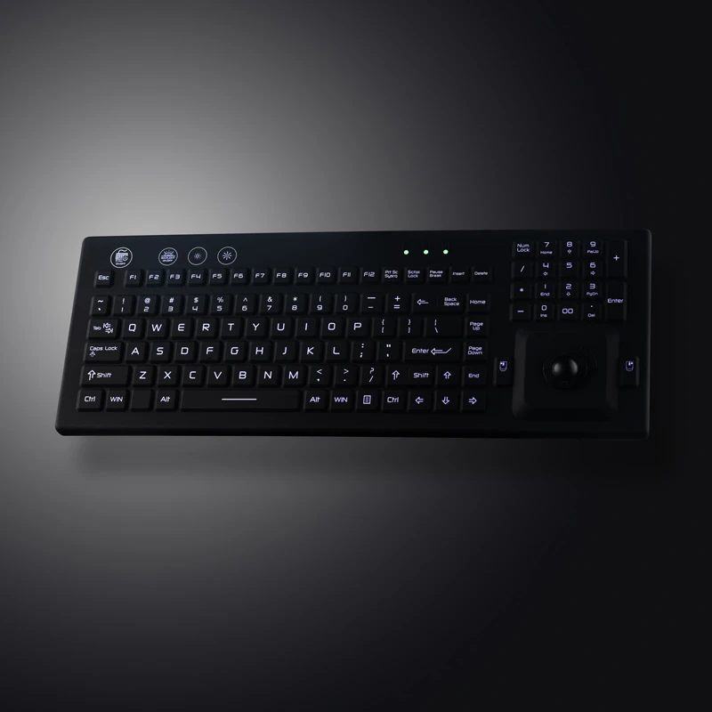 D-87S Panel Mount Silicone Keyboard