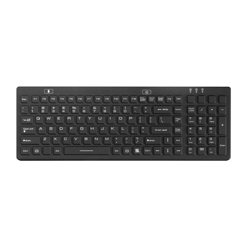 D-87W Panel Mount Silicone Keyboard