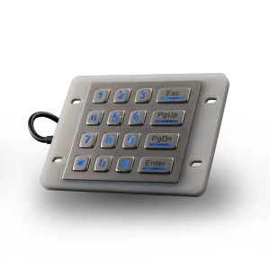 D-8988 Panel Mount Stainless Steel Keypad
