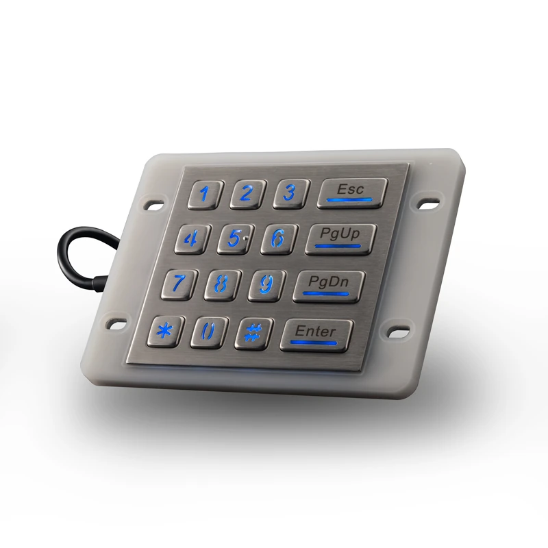 D-8988 Panel Mount Stainless Steel Keypad