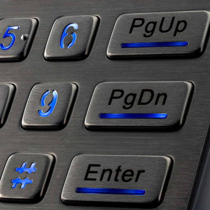 D-8988 Panel Mount Stainless Steel Keypad