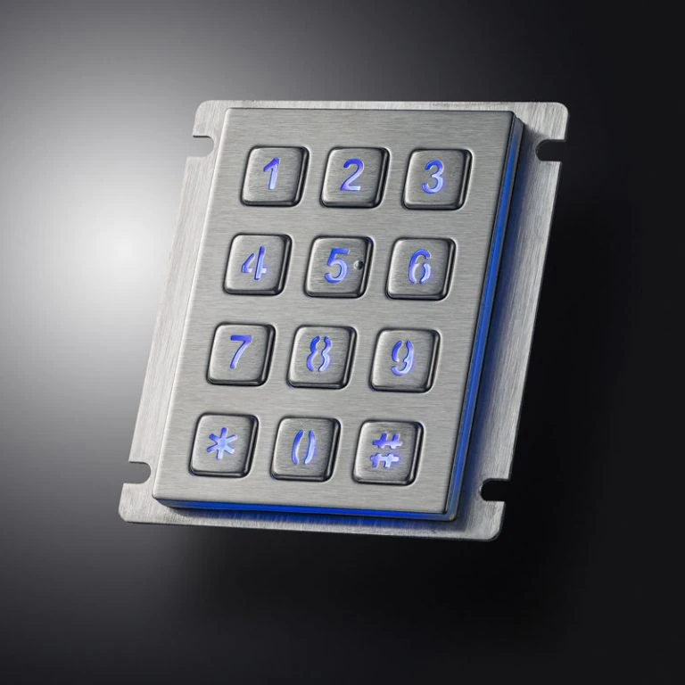 Capacitive Medical Glass Keyboards