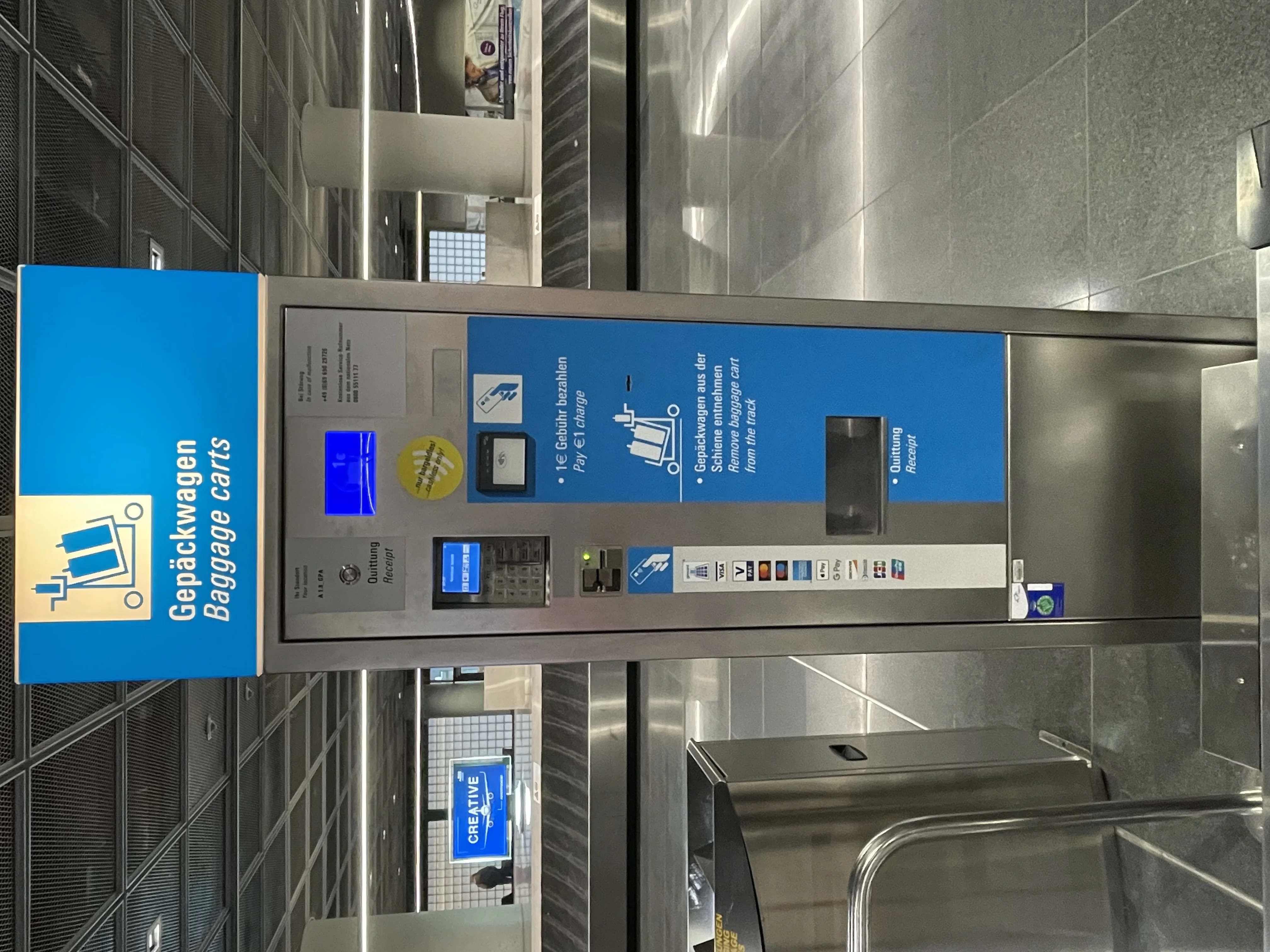 Self-service equipment application