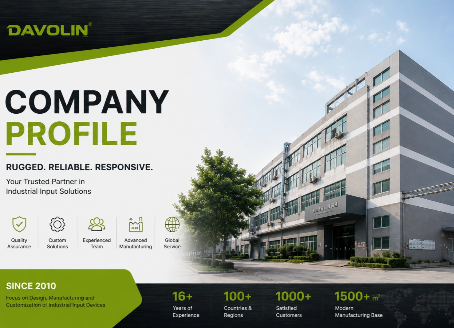 DAVOLIN Corporate Profile 2026 cover